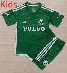 2023-2024 Maccabi Haifa Home Green Kid/Youth Soccer Unifrom-AY
