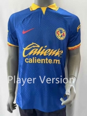 Player Version 2023-2024 Club America Away Blue Thailand Soccer Jersey AAA-912
