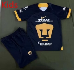2023-2024 Pumas UNAM Pumas UNAM Home Royal Blue Kids/Youth Soccer Uniform-912
