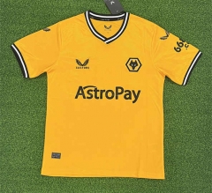 (S-4XL) 2023-2024 Wolverhampton Wanderers Home Yellow Thailand Soccer Jersey AAA-403