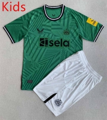 2023-2024 Newcastle United Away Green Kids/Youth Soccer Uniform-AY