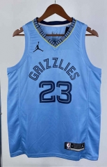 2021 Memphis Grizzlies Blue #23 NBA Jersey-311