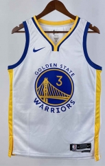 2023 Golden State WarriorsWhite #3 NBA Jersey-311