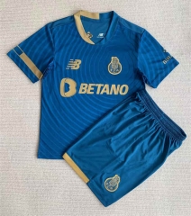 2023-2024 Porto 2nd Away Blue Soccer Uniform-AY
