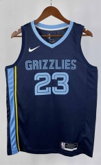 2021 Memphis Grizzlies Navy Blue #23 NBA Jersey-311