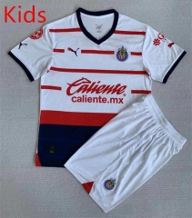 2023-2024 Chivas USA Away White Kids/Youth Soccer Uniform-AY