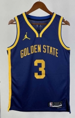 2023 Golden State Warriors Blue #3 NBA Jersey-311