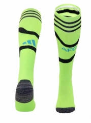 2023-2024 Arsenal Away Fluorescent Green Soccer Socks