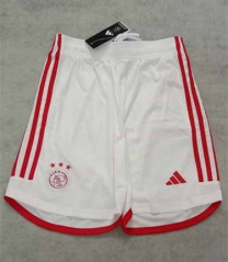2023-2024 Ajax Home White Thailand Soccer Shorts-2886