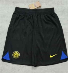 2023-2024 Inter Milan Home Black Thailand Soccer Shorts-2886