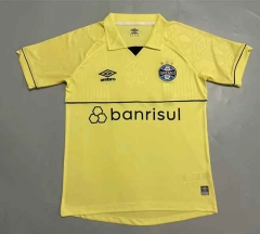 (S-4XL) 2023-2024 Grêmio FBPA Goalkeeper Yellow Thailand Soccer Jersey AAA-908