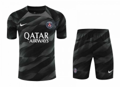 2023-2024 Paris Goalkeeper Black Thailand Soccer Uniform-418
