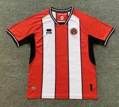 2023-2024 Sheffield United Home Red&White Thailand Soccer Jersey AAA-512