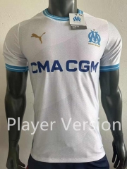 Player Version 2023-2024 Olympique de Marseille Home White Thailand Soccer Jersey AAA-518