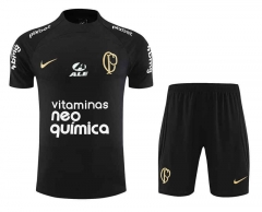 2023-2024 Corinthians Black Thailand Soccer Uniform AAA-4627