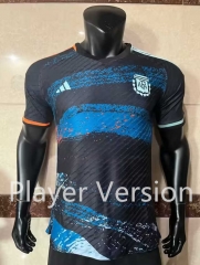 Player Version 2023-2024 Argentina Royal Blue Thailand Soccer Jersey AAA-4691
