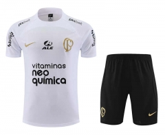 2023-2024 Corinthians White Thailand Soccer Uniform AAA-4627