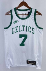 Retro Version 75th Anniversary 2022 Boston Celtics White #7 NBA Jersey-311