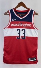 2023 Washington Wizards Away Red #33 NBA Jersey-311
