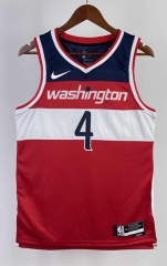 2023 Washington Wizards Away Red #4 NBA Jersey-311