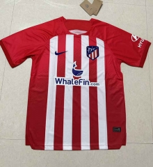 (S-4XL) 2023-2024 Atletico Madrid Home Red & White Thailand Soccer Jersey AAA-815