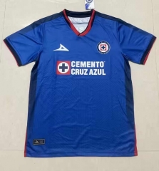 (S-4XL) 2023-2024 Cruz Azul Home Blue Thailand Soccer Jersey AAA-818