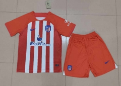 2023-2024 Atletico Madrid Home Red & White Soccer Uniform-718