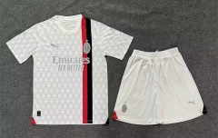 2023-2024 AC Milan Away White Soccer Uniform-8975