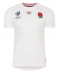 (S-5XL) 2023 England Home White Thailand Rugby Shirt