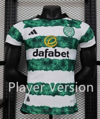 Player Version 2023-2024 Celtic White&Green Thailand Soccer Jersey AAA-888