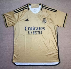 2023-2024 Real Madrid Away Yellow Thailand Soccer Jersey AAA-2483