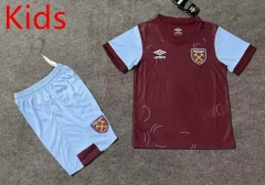 2023-2024 West Ham United Home Red Kids/Youth Soccer Uniform-2483