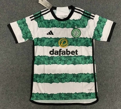 (S-4XL) 2023-2024 Celtic Home White&Green Thailand Soccer Jersey AAA-403