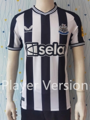 Player Version 2023-2024 Newcastle United Black&White Thailand Soccer Jersey AAA-807