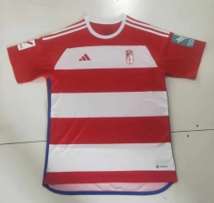 2023-2024 Granada CF Home Red&White Stripes Thailand Soccer Jersey AAA-7T