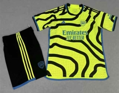 2023-2024 Arsenal Away Fluorescent Green Soccer Uniform-718