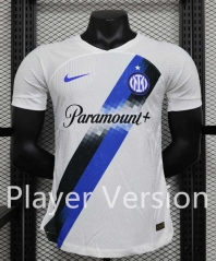 Ad Version 2023-2024 Inter Milan Away White Thailand Soccer Jersey AAA-888