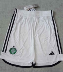 2023-2024 Celtic Home White Thailand Soccer Shorts-2886