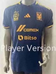 Player Version 2023-2024 Tigres UANL Away Royal Blue Thailand Soccer Jersey AAA-912