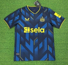 (S-4XL) 2023-2024 2nd Away Newcastle United Black&Blue Thailand Soccer Jersey AAA-403