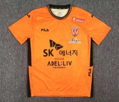 2023-2024 Jeju United FC Home Orange Thailand Soccer Jersey AAA-417