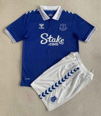 2023-2024 Everton Home Blue Soccer Uniform-AY