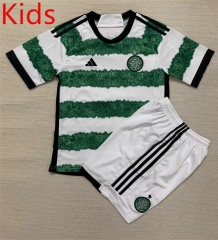 2023-2024 Celtic Home White&Green Kids/Youth Soccer Unifrom-AY