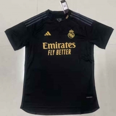 2023-2024 Real Madrid 2nd Away Black Thailand Soccer Jersey AAA-818