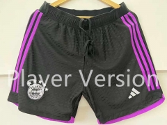 Player Version 2023-2024 Bayern München Away Black Thailand Soccer Shorts-4691