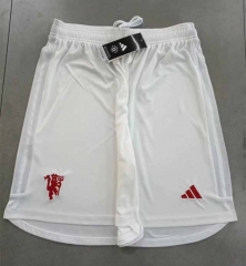2023-2024 Manchester United 2nd Away White Thailand Soccer Shorts-2886