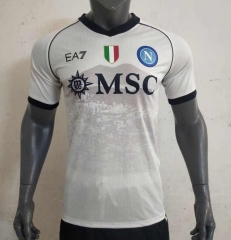 (S-4XL) 2023-2024 Napoli Away White Thailand Soccer Jersey AAA-416