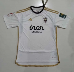 2023-2024 Albacete Balompié Home White Thailand Soccer Jersey-7T