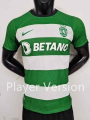Player Version 2023-2024 Sporting Clube de Portugal Home White&Green Thailand Soccer Jersey AAA-9926
