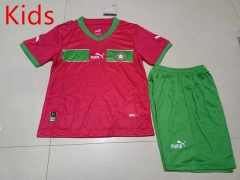 2023-2024 Monaco Home Red Kids/Youth Soccer Uniform-507